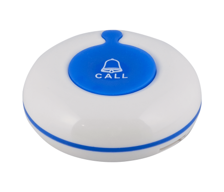 K-01 влагозащищённая кнопка вызова (белый/синий)