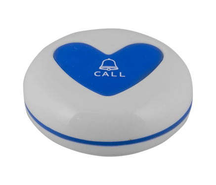 K-U1 влагозащищённая кнопка вызова (белый/синий)