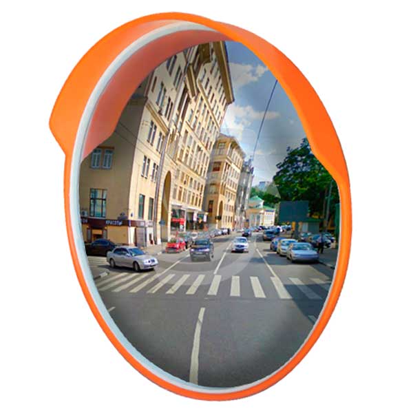 Дорожное зеркало с защитным козырьком (1000 мм) - ГОСТ Р 52766-2007