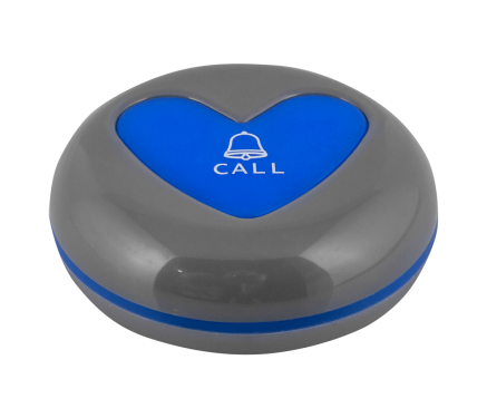 K-U1 влагозащищённая кнопка вызова (серый/синий)