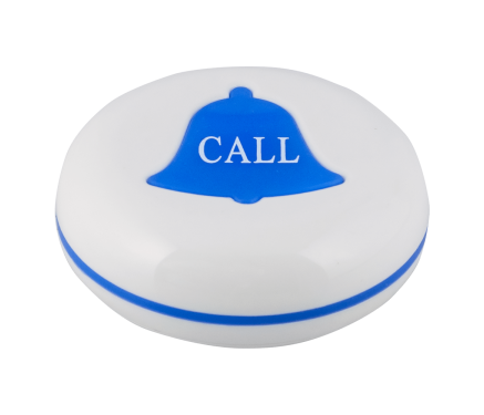 K-V влагозащищённая кнопка вызова (белый/синий)