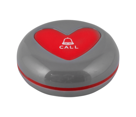 K-U1 влагозащищённая кнопка вызова (серый/красный)