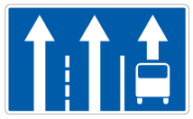 5.15.1д — Направления движения по полосам