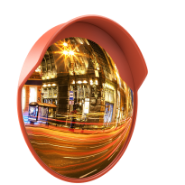 Зеркало сферическое с козырьком ЗС-1000