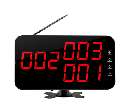 Беспроводное табло вызова K-4-C (красный)