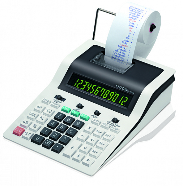 Калькулятор с печатью Citizen CX-185 N